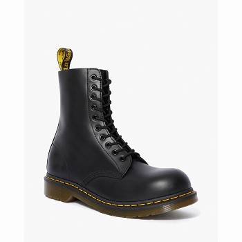 Dr Martens 1919 Kožené Mid Calf - Cierne Cizmy Panske, D057SK